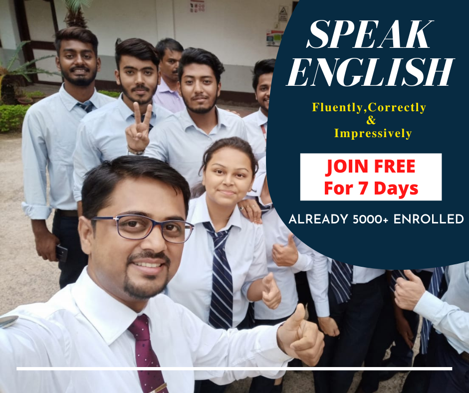 free spoken english for 7 days